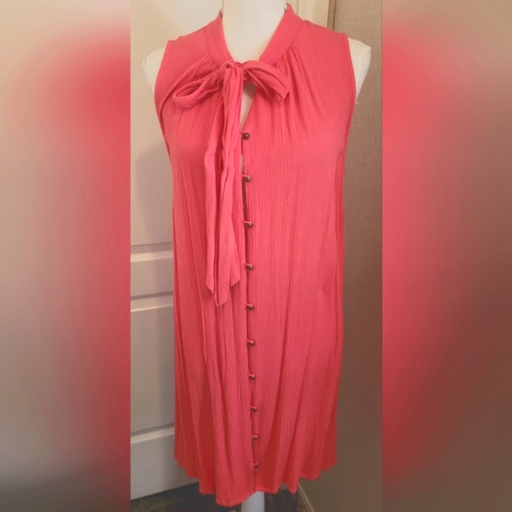 EUC SELF Esteem pink dress Size Large